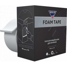 Поролоновые валики для проемов Foam Tape 13мм х 5м 10шт/уп., Solid
