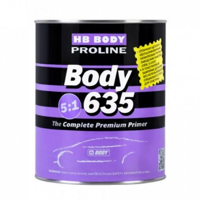 635 Грунт Proline 5:1 черный 2,5л + отвердитель 0,5л, HB Body