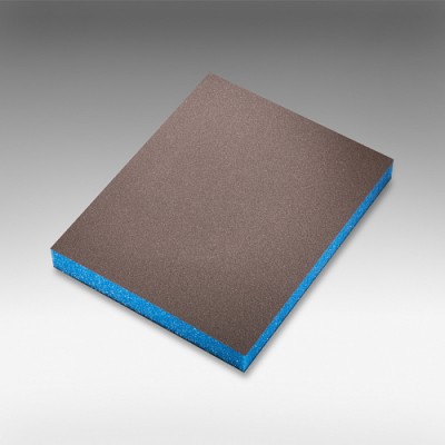 Абразивная губка двусторонняя Siasponge Ultrafine 98мм х 120мм х 13мм синяя P800, Sia