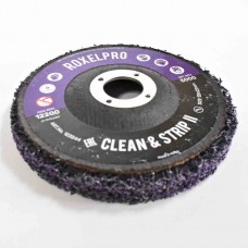 Зачистной круг Clean&Strip II на оправке фиолетовый 125х13х22мм, Expert