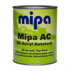 Акриловая эмаль AC 2K-Akryl Autolac RAL9005M черная матовая 1л, Mipa