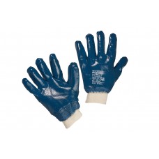 Защитные бесшовные перчатки с нитриловым покрытием, размер 9