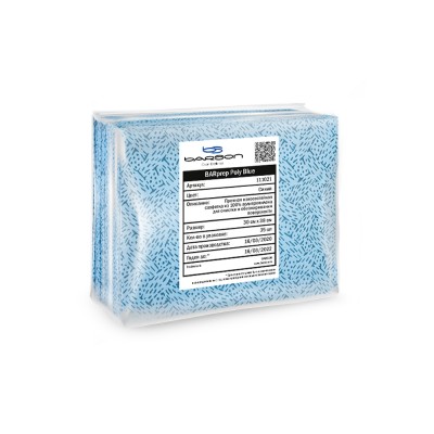111021	BARprep Poly Blue Салфетка из 100% полипроп. для очистки и обезжир. 30*38см, синий, 35шт